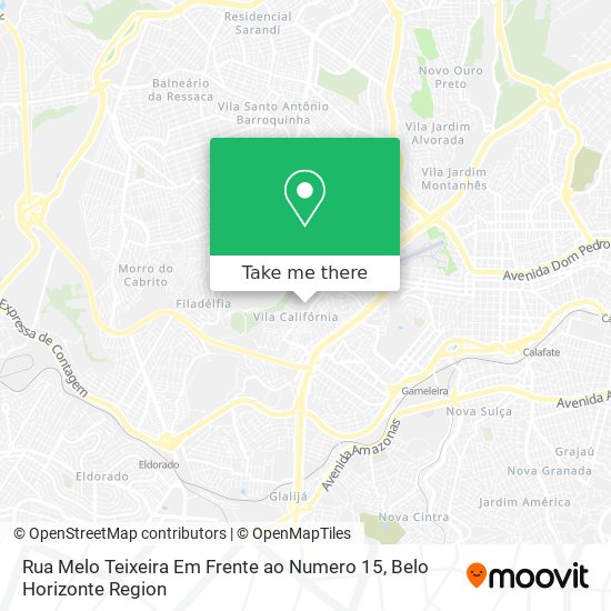 Rua Melo Teixeira Em Frente ao Numero 15 map