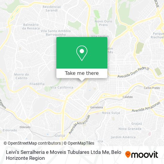 Leivi's Serralheria e Moveis Tubulares Ltda Me map