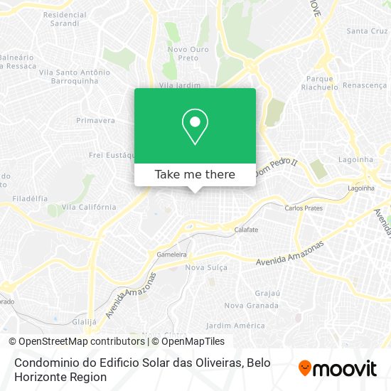 Condominio do Edificio Solar das Oliveiras map