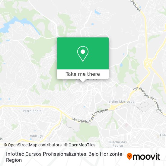 Infottec Cursos Profissionalizantes map