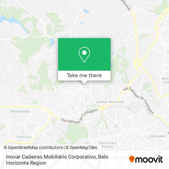 Inovar Cadeiras Mobiliário Corporativo map