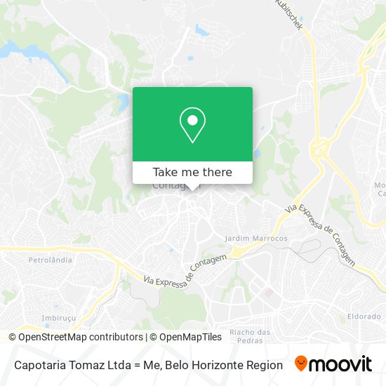 Capotaria Tomaz Ltda = Me map