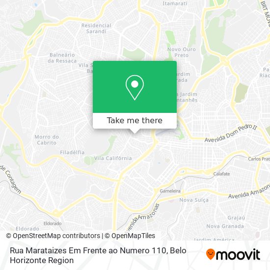 Rua Marataizes Em Frente ao Numero 110 map