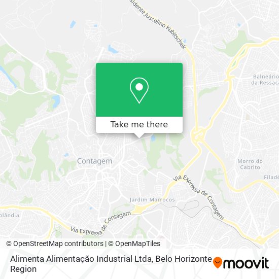 Alimenta Alimentação Industrial Ltda map
