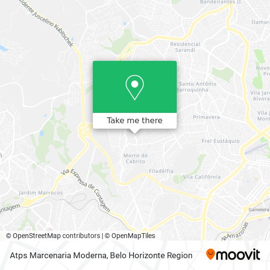 Atps Marcenaria Moderna map