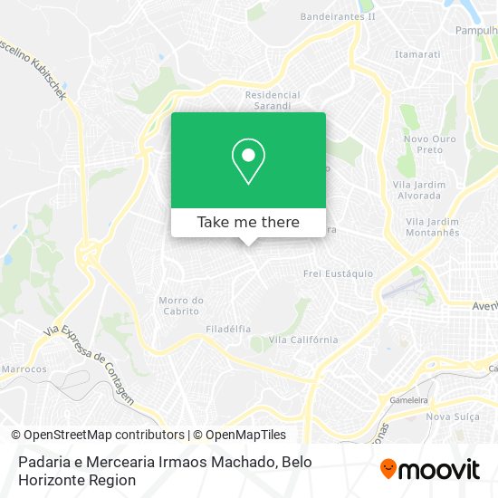 Padaria e Mercearia Irmaos Machado map