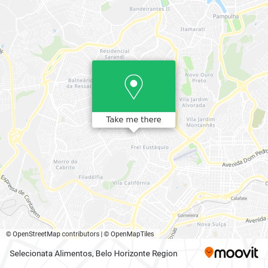 Selecionata Alimentos map