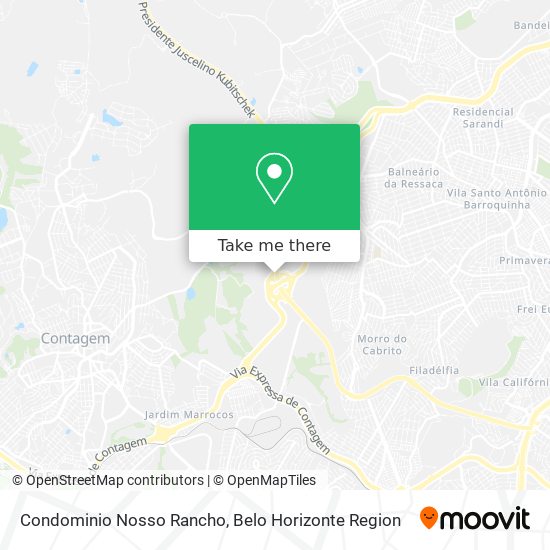 Condominio Nosso Rancho map