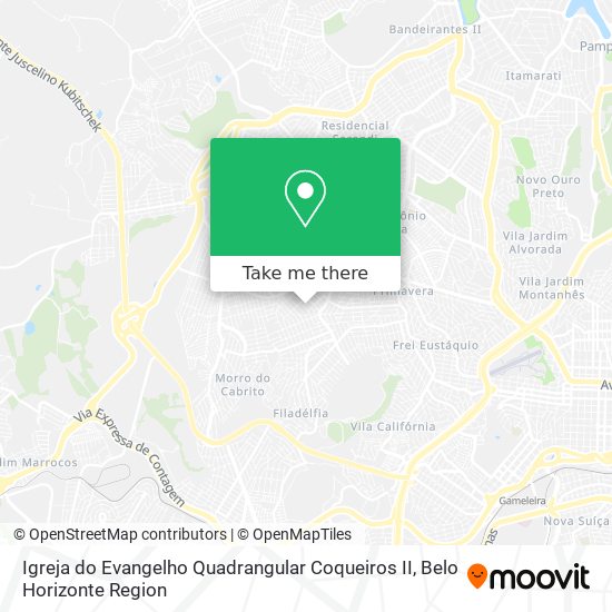Igreja do Evangelho Quadrangular Coqueiros II map