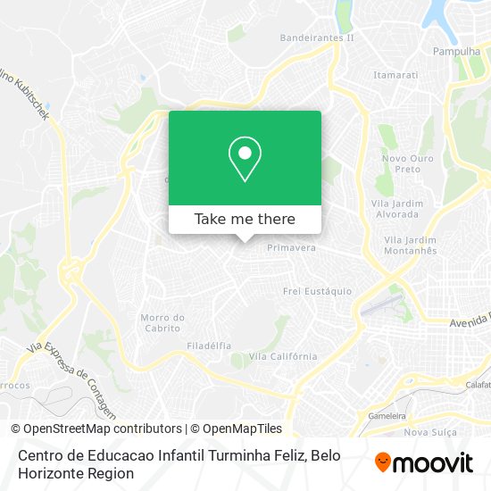 Centro de Educacao Infantil Turminha Feliz map