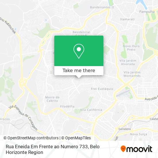 Rua Eneida Em Frente ao Numero 733 map