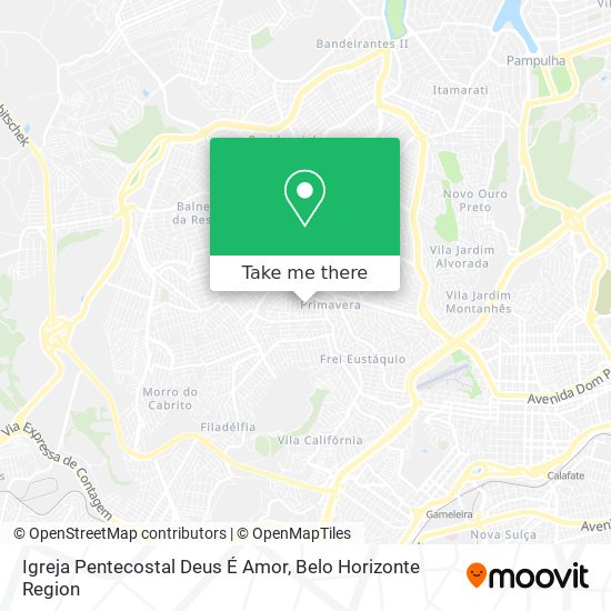 Igreja Pentecostal Deus É Amor map