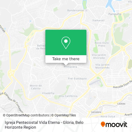 Igreja Pentecostal Vida Eterna - Glória map