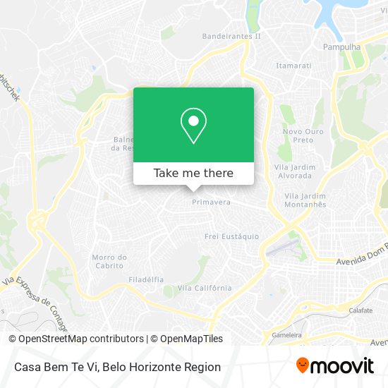 Casa Bem Te Vi map