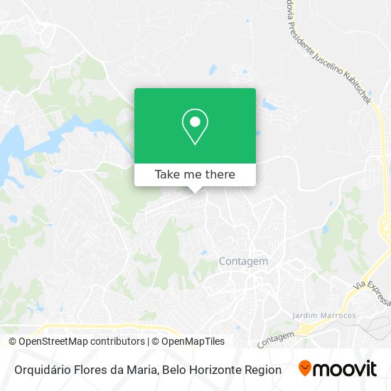 Orquidário Flores da Maria map