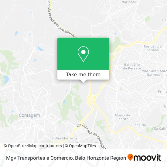 Mgv Transportes e Comercio map
