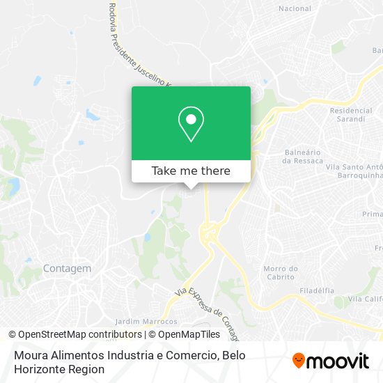 Moura Alimentos Industria e Comercio map