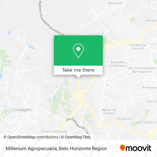 Millenium Agropecuária map
