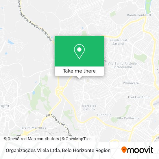 Organizações Vilela Ltda map