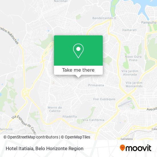 Hotel Itatiaia map