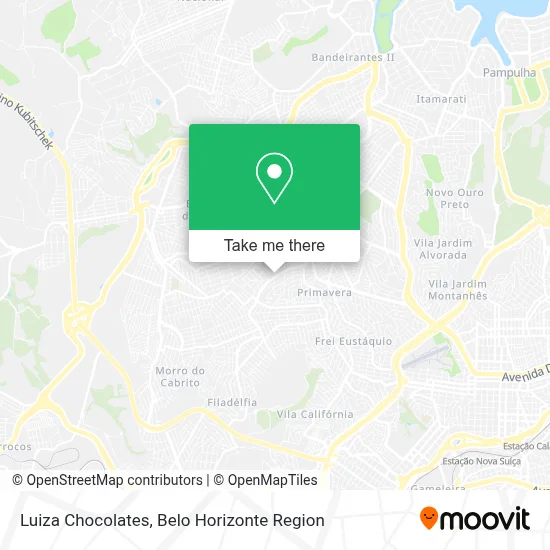 Luiza Chocolates map