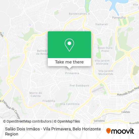 Salão Dois Irmãos - Vila Primavera map