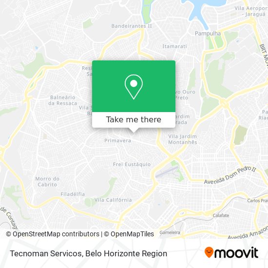 Tecnoman Servicos map