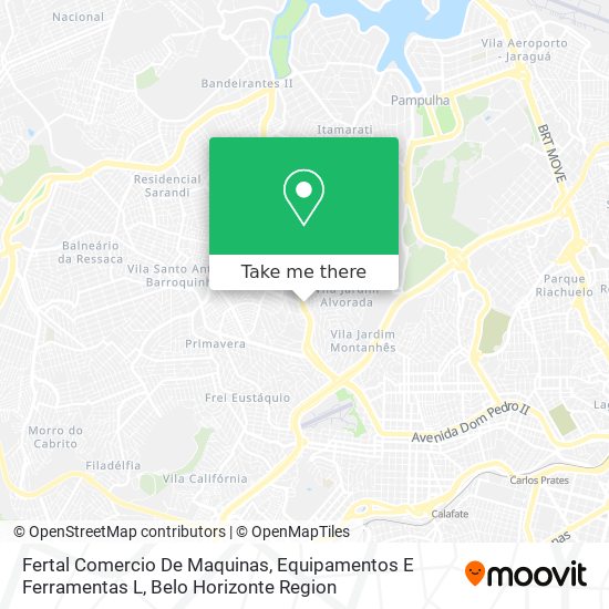 Fertal Comercio De Maquinas, Equipamentos E Ferramentas L map