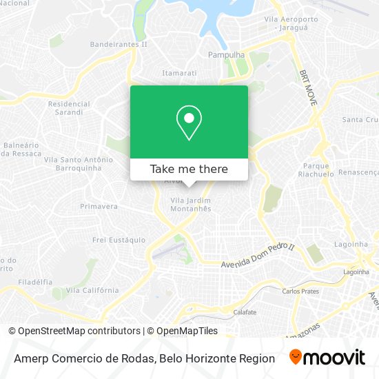 Amerp Comercio de Rodas map