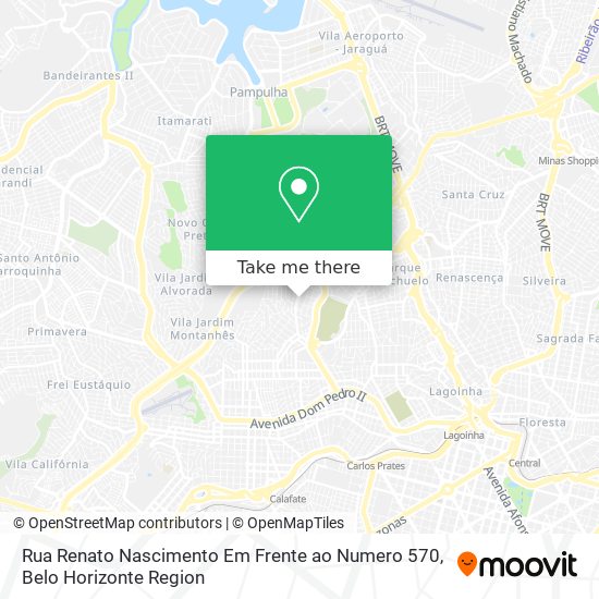 Rua Renato Nascimento Em Frente ao Numero 570 map