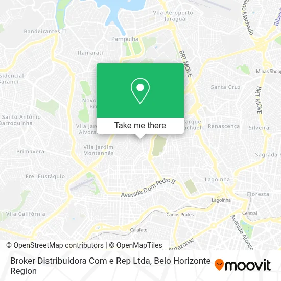 Broker Distribuidora Com e Rep Ltda map