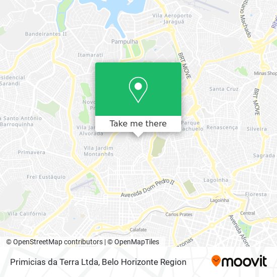 Primicias da Terra Ltda map