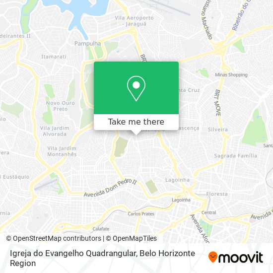 Igreja do Evangelho Quadrangular map