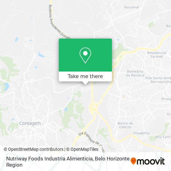 Mapa Nutriway Foods Industria Alimenticia