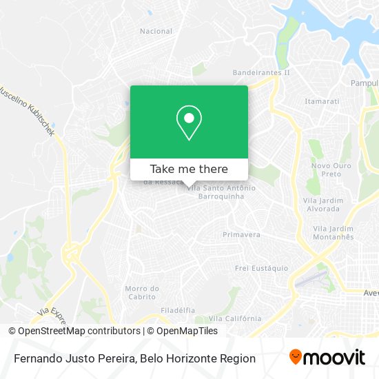 Fernando Justo Pereira map