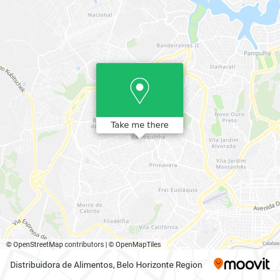 Distribuidora de Alimentos map