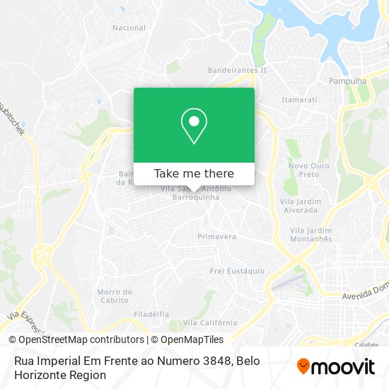 Rua Imperial Em Frente ao Numero 3848 map