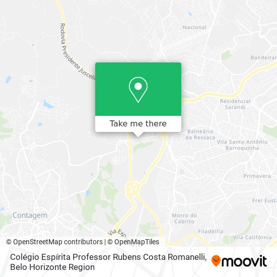 Colégio Espírita Professor Rubens Costa Romanelli map