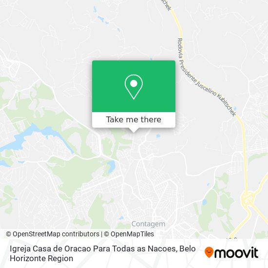 Igreja Casa de Oracao Para Todas as Nacoes map