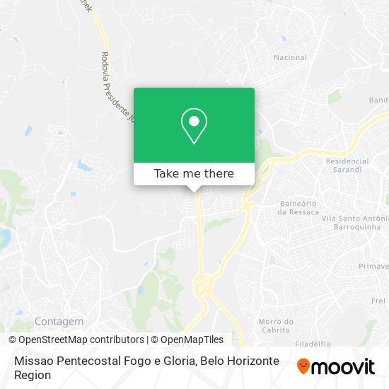 Missao Pentecostal Fogo e Gloria map