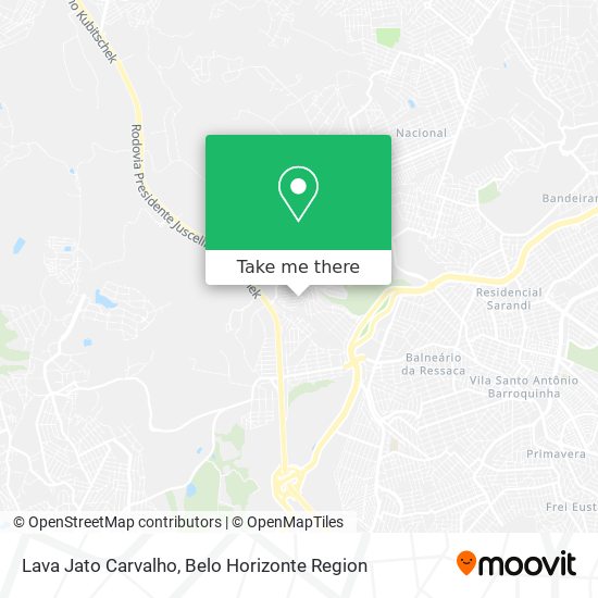 Lava Jato Carvalho map