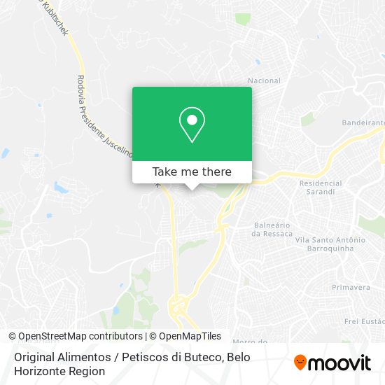 Original Alimentos / Petiscos di Buteco map
