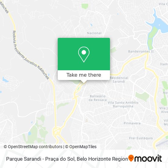 Parque Sarandi - Praça do Sol map