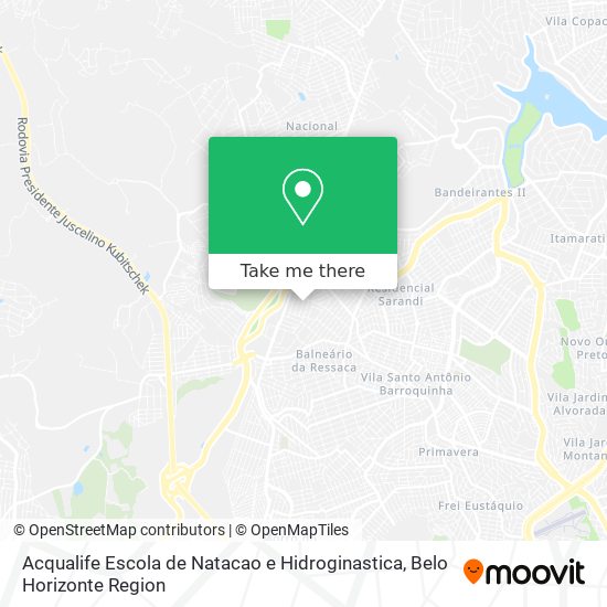 Acqualife Escola de Natacao e Hidroginastica map