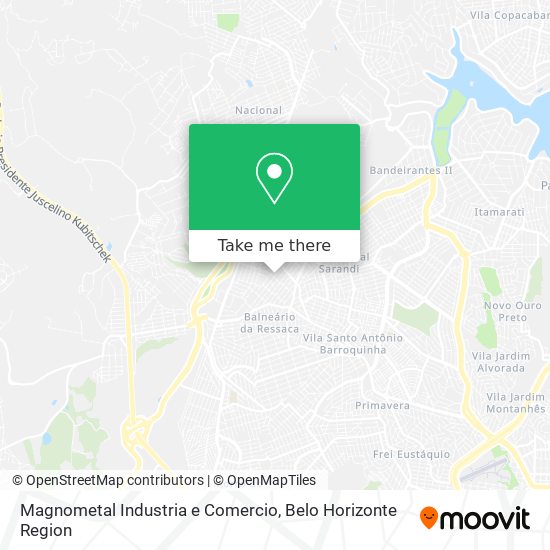 Magnometal Industria e Comercio map