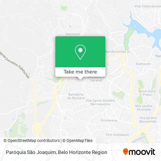 Paróquia São Joaquim map