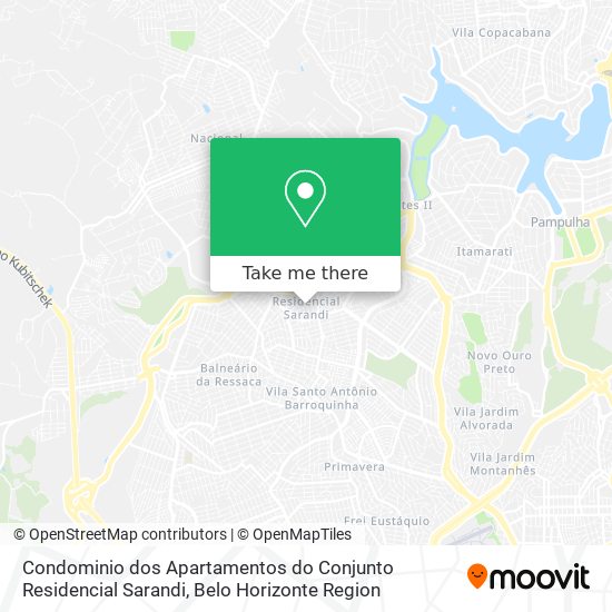 Condominio dos Apartamentos do Conjunto Residencial Sarandi map