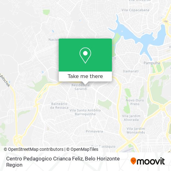 Centro Pedagogico Crianca Feliz map