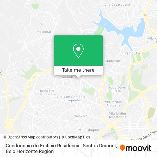 Condominio do Edificio Residencial Santos Dumont map