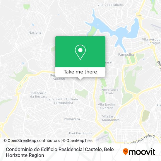 Condominio do Edificio Residencial Castelo map